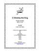 O Worship the King SATB choral sheet music cover